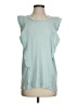 Eri + Ali Teal Sleeveless Blouse Size S - photo 1