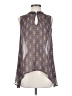 Love 21 100% Polyester Blue Sleeveless Blouse Size 8 - photo 1