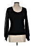Sioni Black Long Sleeve Top Size L - photo 1