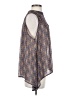 Love 21 100% Polyester Blue Sleeveless Blouse Size 8 - photo 4