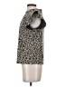 THML Animal Print Gray Sleeveless Blouse Size XS - photo 5