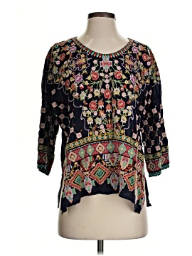 Johnny Was 3/4 Sleeve Blouse