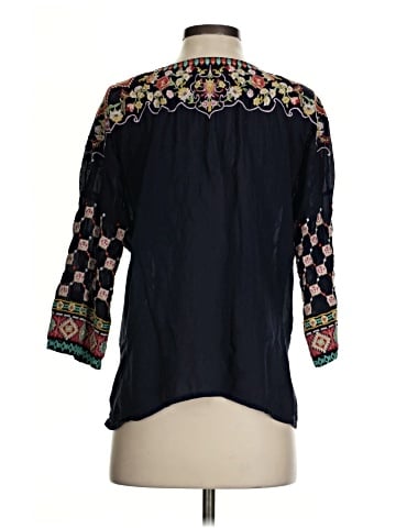 Johnny Was 3/4 Sleeve Blouse (view 2)