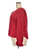 Ann Taylor LOFT 100% Polyester Red Long Sleeve Blouse Size XXL Petite - photo 5