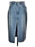 Denim Forum 100% Cotton Blue Denim Skirt Size 30 waist - photo 1