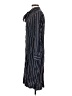 FRAME 100% Silk Stripes Blue Casual Dress Size S - photo 5