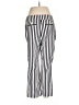 Chico's Stripes Ivory Casual Pants Size M - photo 2