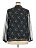 Ann Taylor LOFT 100% Polyester Black 3/4 Sleeve Blouse Size XXL - photo 2