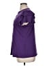 Unbranded Purple Short Sleeve Blouse Size XL - photo 5