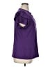 Unbranded Purple Short Sleeve Blouse Size XL - photo 4