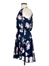 Blue Rain 100% Polyester Floral Blue Cocktail Dress Size S - photo 5
