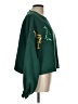 Peach Love Graphic Green Pullover Sweater Size L - photo 4