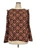 Ann Taylor LOFT 100% Polyester Orange Long Sleeve Blouse Size XXL - photo 1