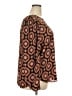 Ann Taylor LOFT 100% Polyester Orange Long Sleeve Blouse Size XXL - photo 4