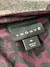 Trouve 100% Polyester Burgundy Short Sleeve Blouse Size M - photo 7