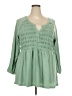 Torrid Green Casual Dress Size 3X Plus (3) - photo 1