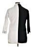 Assorted Brands Color Block Black 3/4 Sleeve Button-Down Shirt Size 1X - photo 2