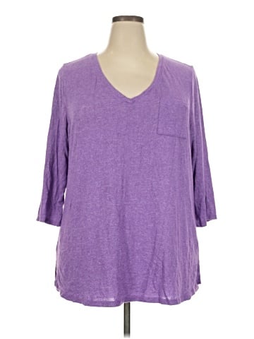 Lane Bryant 3/4 Sleeve Top (view 1)