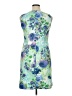 Connected Apparel Print Blue Cocktail Dress Size 14 - photo 2