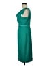 Black Halo Solid Green Teal Cocktail Dress Size 12 - photo 5