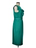 Black Halo Solid Green Teal Cocktail Dress Size 12 - photo 4