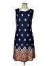 Reborn Paisley Blue Casual Dress Size L - photo 1