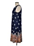 Reborn Paisley Blue Casual Dress Size L - photo 5