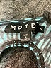 Motel Graphic Teal Cocktail Dress Size S - photo 6