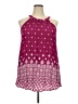 Torrid Floral Burgundy Sleeveless Blouse Size 2X Plus (2) - photo 1