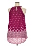 Torrid Floral Burgundy Sleeveless Blouse Size 2X Plus (2) - photo 2