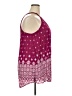 Torrid Floral Burgundy Sleeveless Blouse Size 2X Plus (2) - photo 4