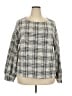 Ann Taylor LOFT Plaid Gray Pullover Sweater Size XXL - photo 1