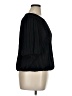 Evereve 100% Polyester Black Short Sleeve Blouse Size XL - photo 4