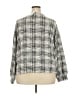 Ann Taylor LOFT Plaid Gray Pullover Sweater Size XXL - photo 2