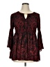 Spense 100% Polyester Burgundy Kimono Size XL - photo 1