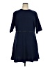 Standards & Practices Solid Blue Casual Dress Size 1X - photo 1