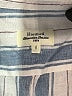 Hartford 100% Linen Stripes Blue Long Sleeve Button-Down Shirt Size 4 (0) - photo 7