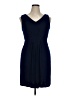 Roz & Ali Solid Blue Cocktail Dress Size 14 - photo 1