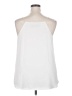 Ann Taylor LOFT 100% Polyester White Sleeveless Blouse Size XXL - photo 2