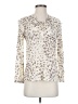 Rails Animal Print Ivory 3/4 Sleeve Blouse Size XS - photo 1