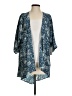 Lularoe 100% Polyester Blue Kimono Size S - photo 1