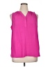 Violet & Claire 100% Polyester Pink Sleeveless Blouse Size XL - photo 1