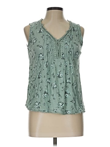 Skies Are Blue Sleeveless Blouse (view 1)