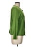 L.L.Bean Green Long Sleeve Blouse Size L - photo 4