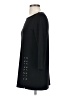 Joan Vass Solid Black Casual Dress Size S - photo 5