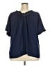 Torrid Blue Short Sleeve Blouse Size 2X Plus (2) - photo 2