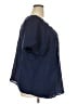 Torrid Blue Short Sleeve Blouse Size 2X Plus (2) - photo 4