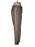 Calvin Klein 100% Lana Wool Plaid Gray Wool Pants Size 4 - photo 4