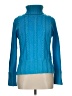 Yuka Teal Turtleneck Sweater Size Lg (T3) - photo 1