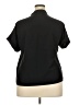 Unbranded 100% Polyester Black Short Sleeve Blouse Size 2XL - photo 2